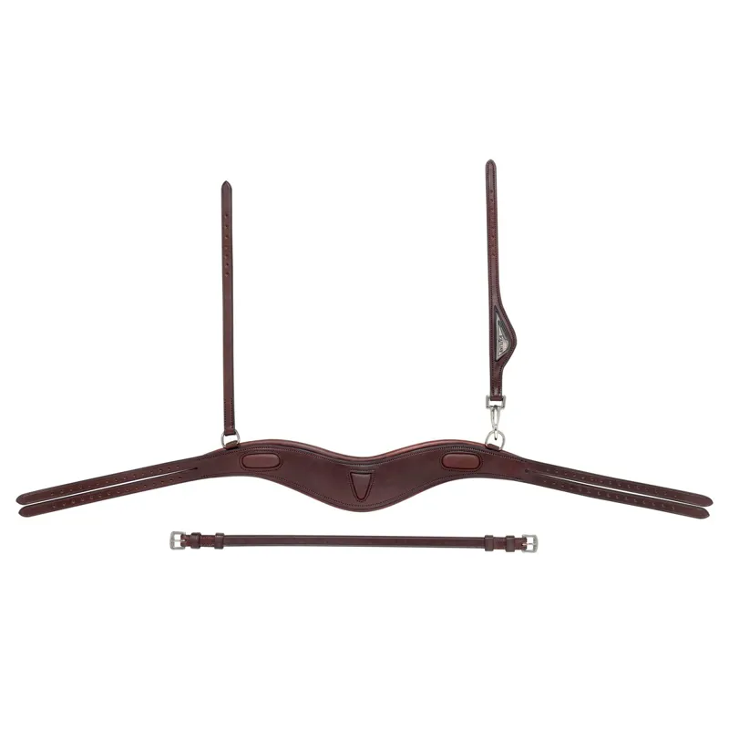 Equiline Anatomical HPL412 Light Two-Tie Crownpiece - Brown
