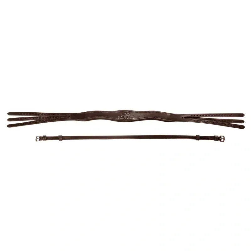 Equiline Anatomical HPA0416 Classic Bridle Crownpiece - Brown