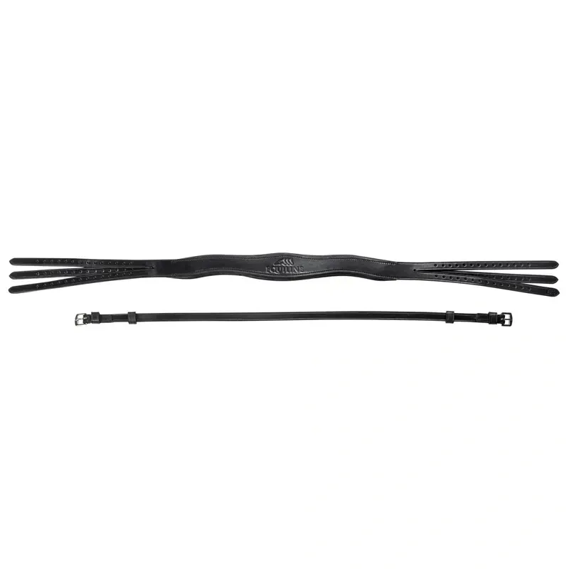 Equiline Anatomical HPA0416 Classic Bridle Crownpiece - Black