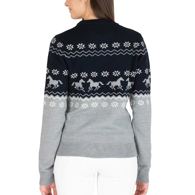 Equiline Nitan Womens Sweater - Light Grey-1