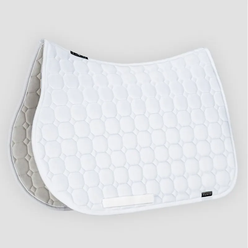Equiline Octagon Saddle Pad - White