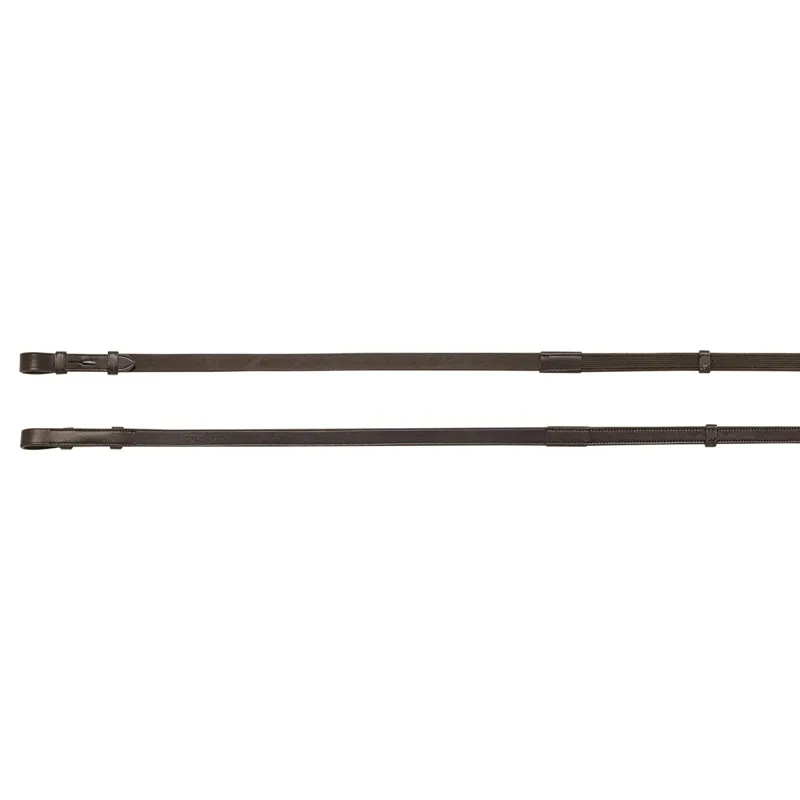 Equiline Inside Grip Continental Reins - Brown