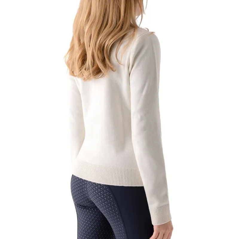 Equiline Rudy Women's Turtleneck Sweater - Panna-1