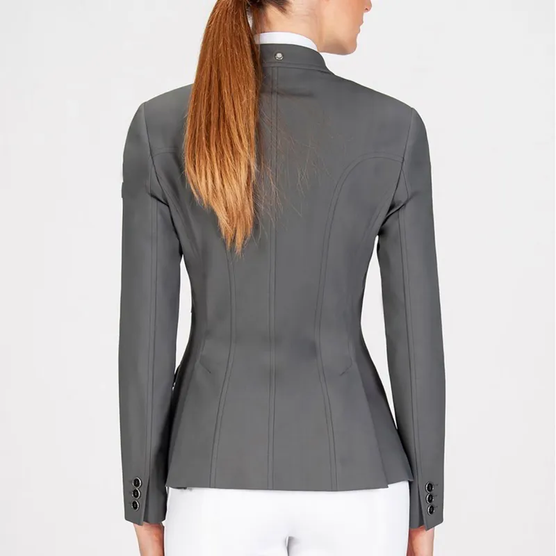 Equiline Gait X-Cool Evo Womens Show Coat - Grey-1