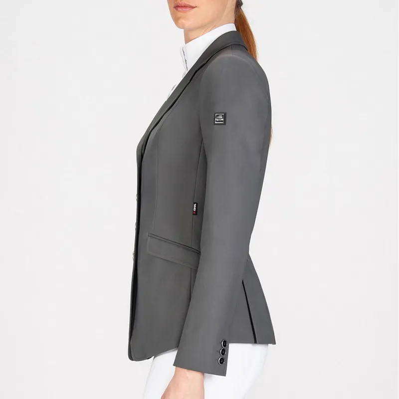 Equiline Gait X-Cool Evo Womens Show Coat - Grey-2