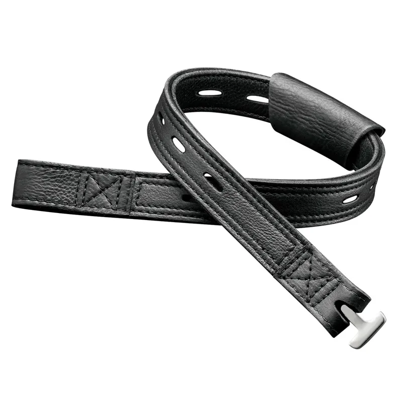 Equiline Mono Dressage Stirrup Leathers - Black-1
