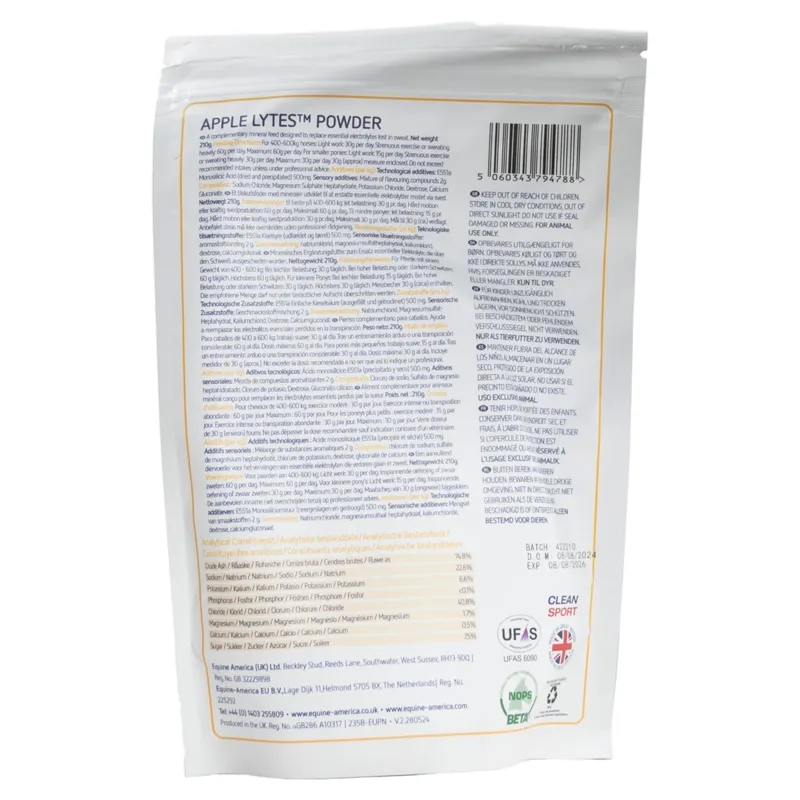 Equine America Apple Lytes Electrolytes Granules-2