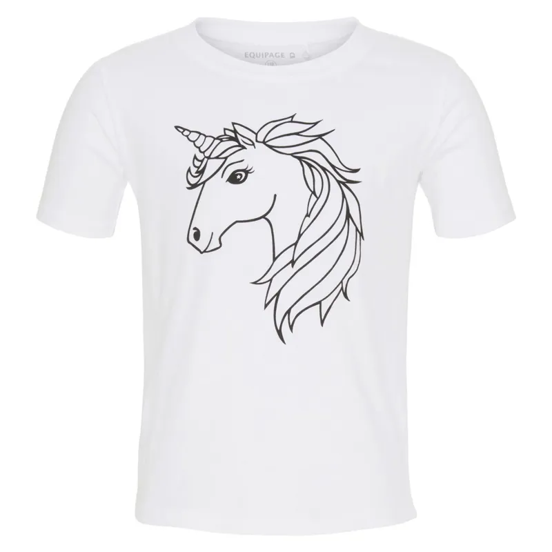 Equipage EQ Create Junior Coloring-In T-Shirt - White
