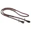 Equipe Emporio REE04 Rubber Continental Reins - Red Brown/Brass