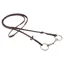 Equipe No Core Rubber Grip Reins Billet - Brown/Silver