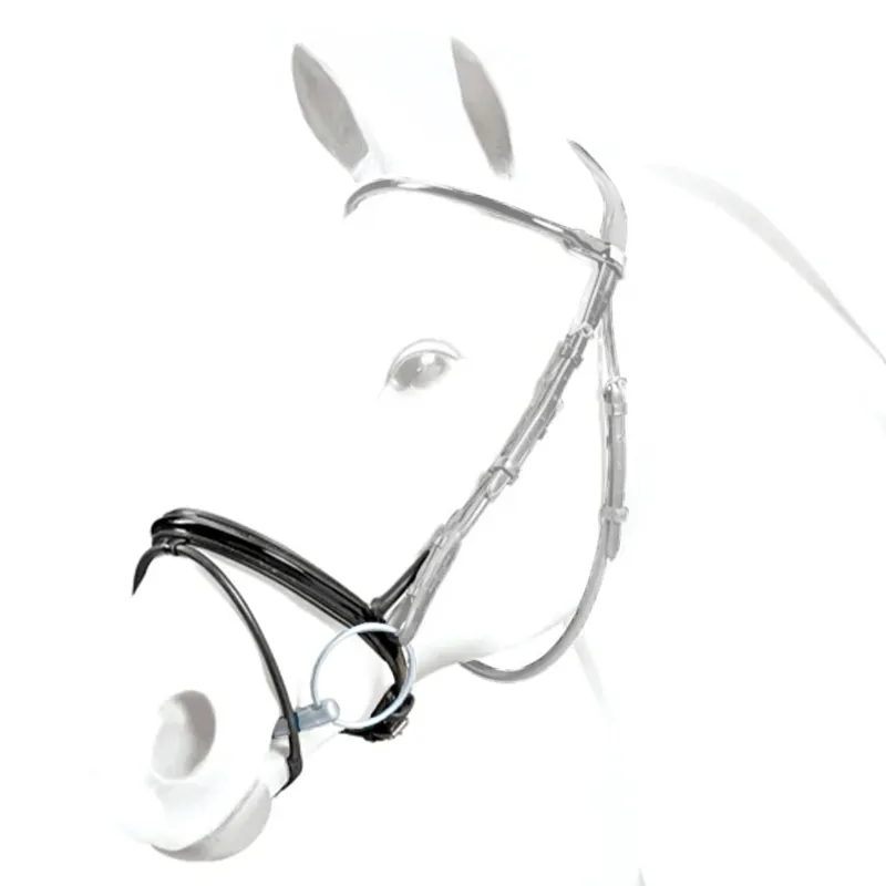 Equipe Patent BR40 Flash Noseband - Black/Silver