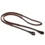 Equipe Emporio Rubber Grip Reins with Buckle Ends - Brown/Brass