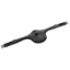 Equipe Easy Leather Stud Girth - Black/Silver
