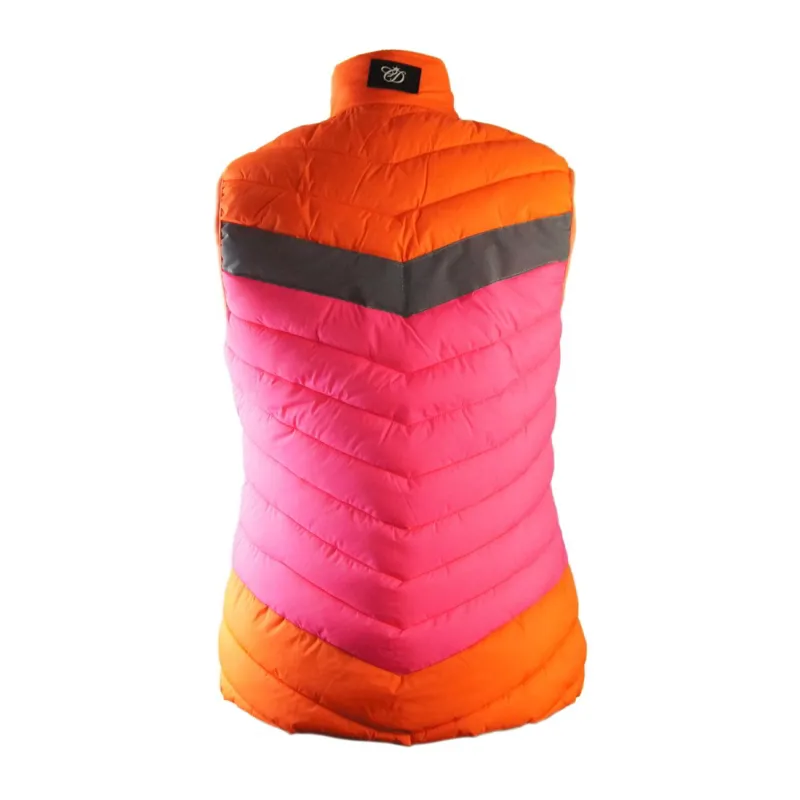 Equisafety CD Junior Riding Vest - Pink/Orange-1