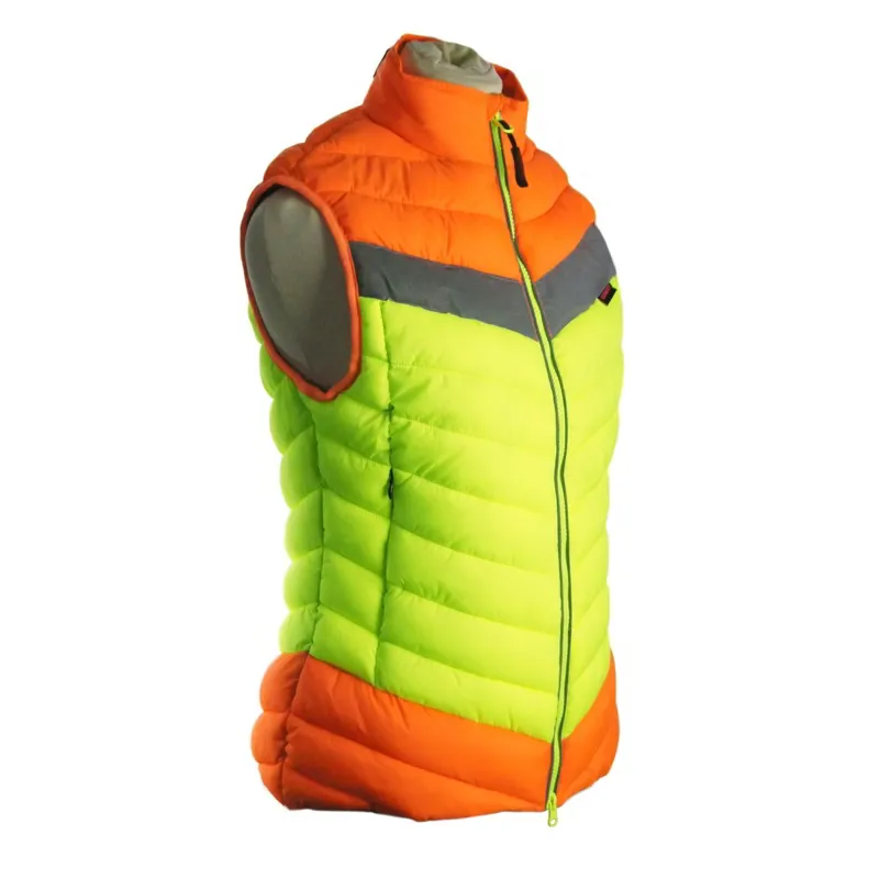 Equisafety CD Junior Riding Vest - Yellow/Orange-1