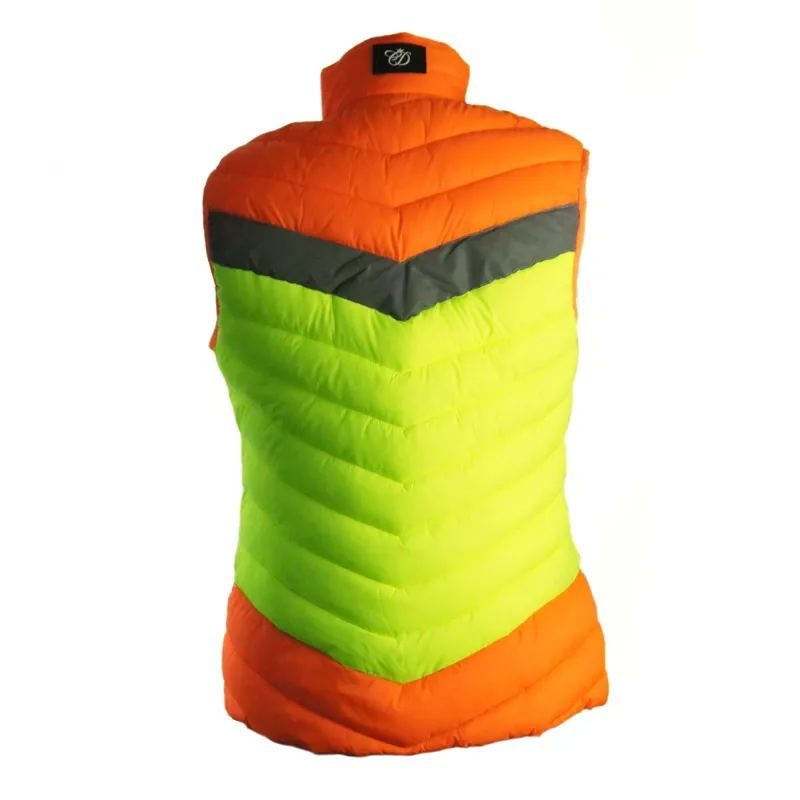 Equisafety CD Junior Riding Vest - Yellow/Orange-2
