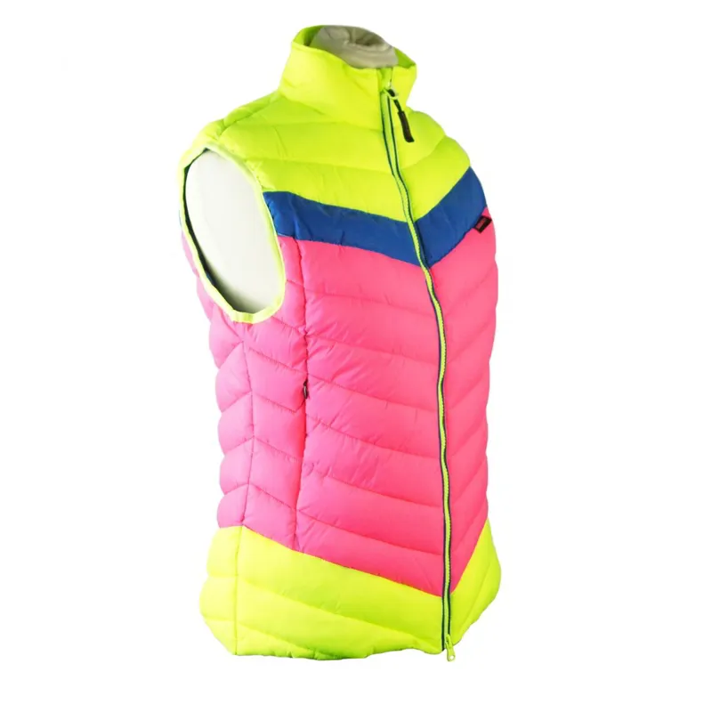 Equisafety CD Junior Riding Vest - Pink/Yellow
