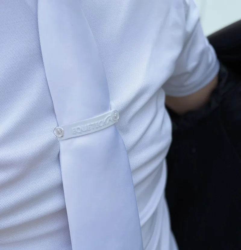Equetech Elite Cool Men's Show Shirt - White-3