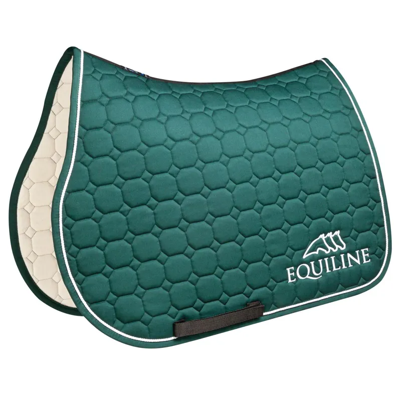 Equiline Outline Saddle Pad - Bottle Green