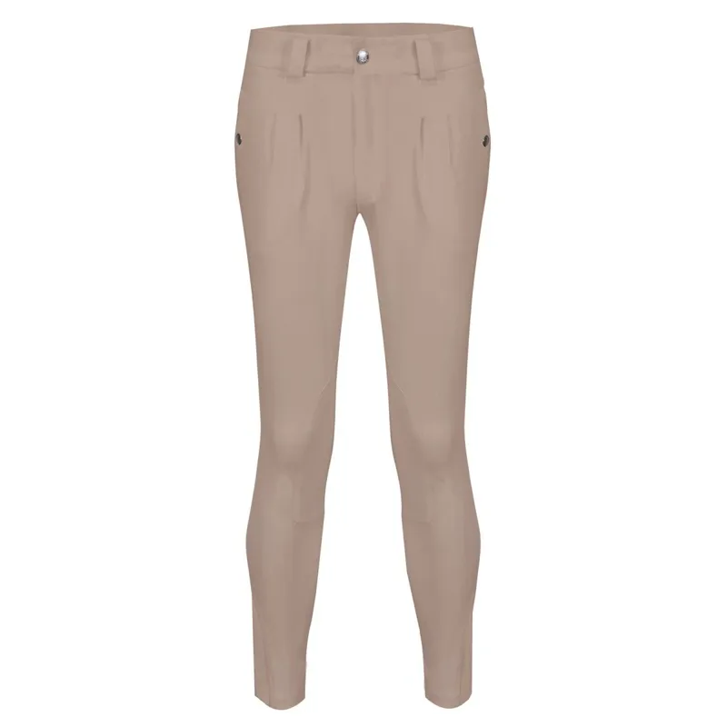 Equetech Kingham Knee Patch Men's Competition Breeches - Beige