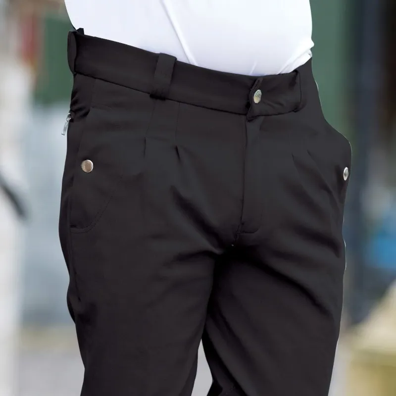 Equetech Kingham Knee Patch Men's Breeches - Black-1
