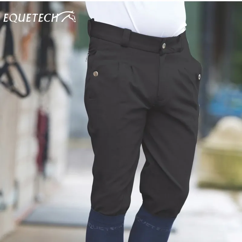 Equetech Kingham Knee Patch Men's Breeches - Black-2