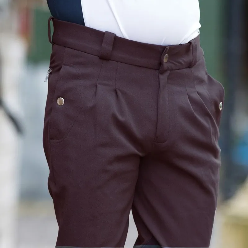 Equetech Kingham Knee Patch Men's Breeches - Walnut-1