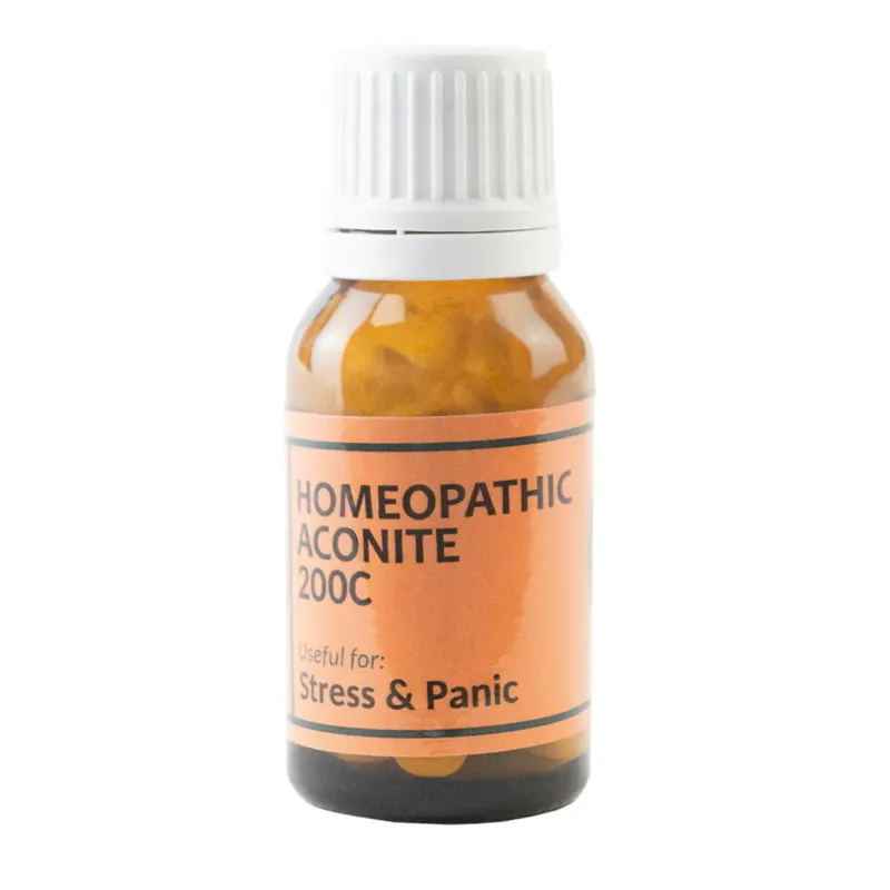 Equus Health Homeopathic Aconite - 200c - Fear and Anxiety-1