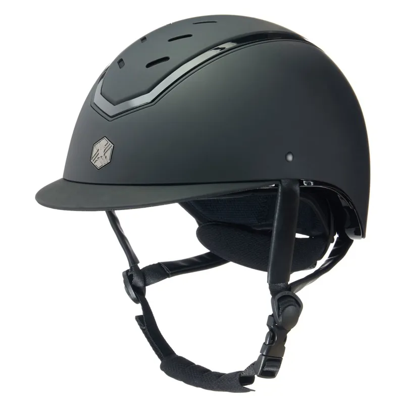 Charles Owen EQx Kylo Riding Helmet - Black Matte/Black Gloss Pre-Order