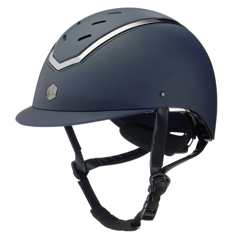 Charles Owen EQx Kylo Riding Helmet - Navy Matte/Pewter Pre-Order