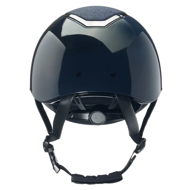 Charles Owen EQx Kylo Sparkly Riding Helmet - Navy Gloss/Pewter-1