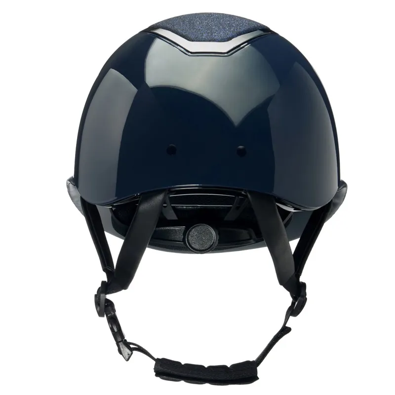 Charles Owen EQx Kylo Sparkly Wide Peak Riding Helmet - Navy Gloss/Pewter Pre-Order-1