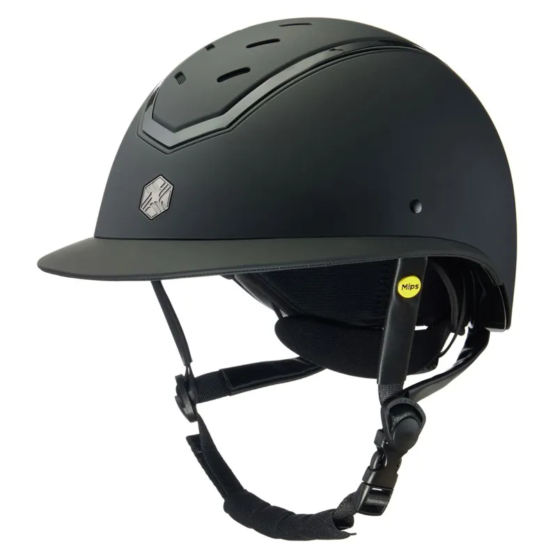 Charles Owen EQx Kylo MIPS Wide Peak Helmet - Black Matte/Black Gloss