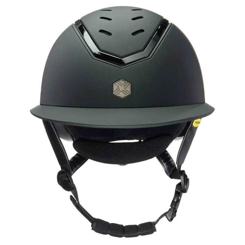 Charles Owen EQx Kylo MIPS Wide Peak Helmet - Black Matte/Black Gloss-1