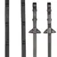 LeMieux Ergo Grip Rubber Reins - Brown/Black/Silver
