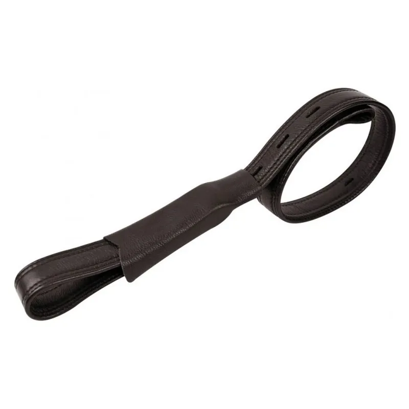 Eric Thomas Stirrup Leathers with Hook - Havana-1