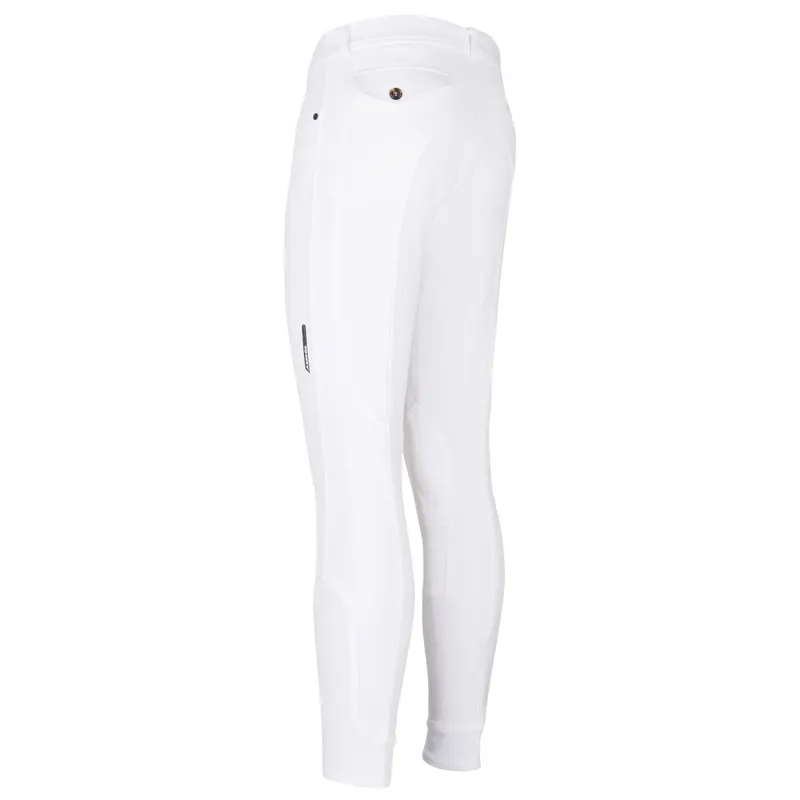 Euro-Star Camillo Knee Patch Men's Competition Breeches - White-1