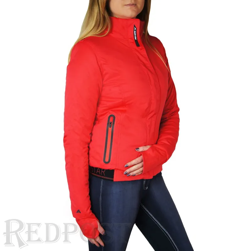Euro-Star Keri Padded Softshell Women's Jacket - Bittersweet-1