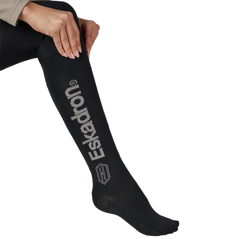 Eskadron Heritage Knee High Riding Socks - Black-1