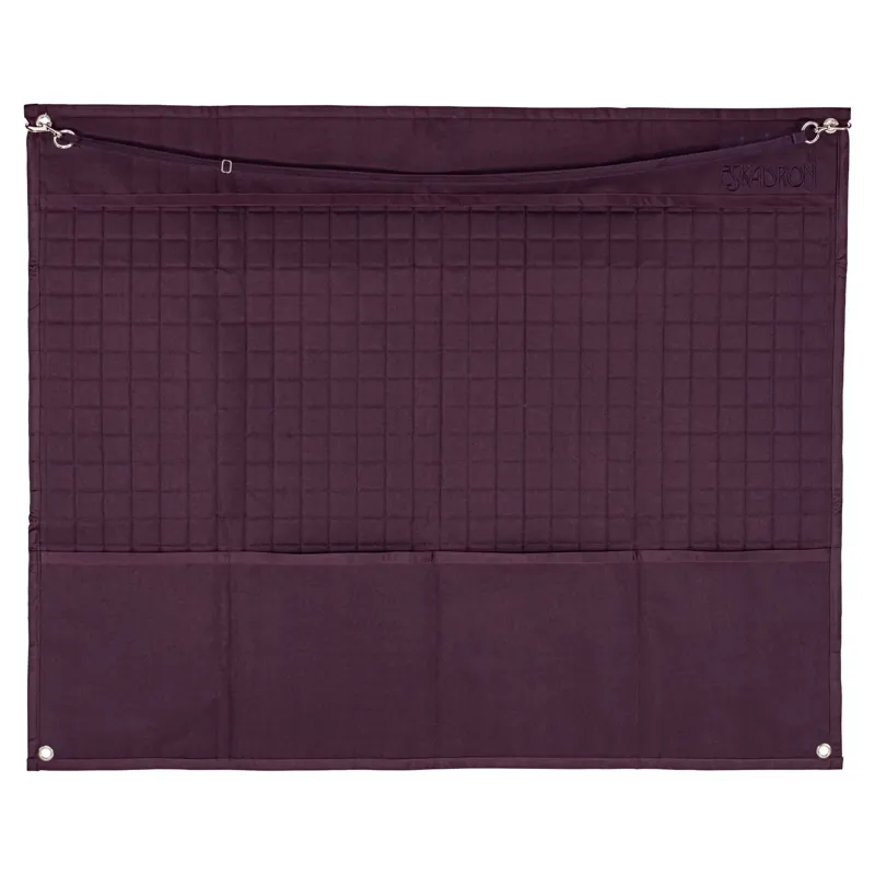 Eskadron Half Stall Quilted Curtain - Blackberry