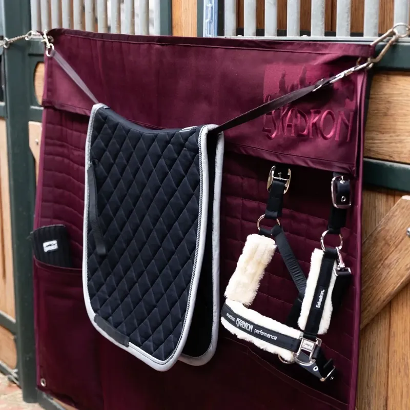 Eskadron Half Stall Quilted Curtain - Blackberry-1
