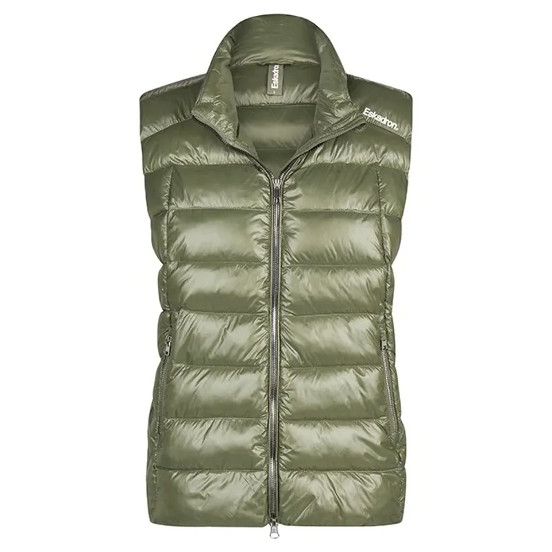 Eskadron Classic Sports Womens Quilted Vest - Dusty Olive-1