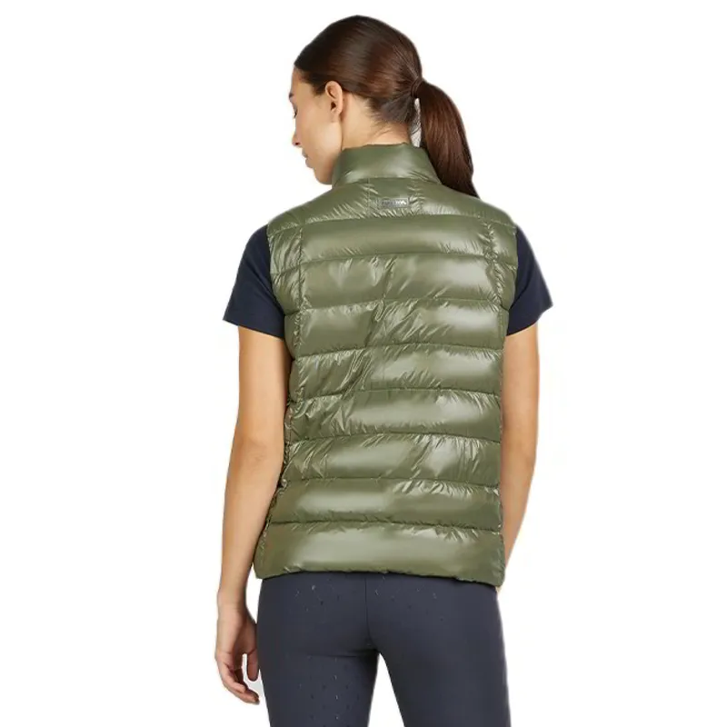 Eskadron Classic Sports Womens Quilted Vest - Dusty Olive-3