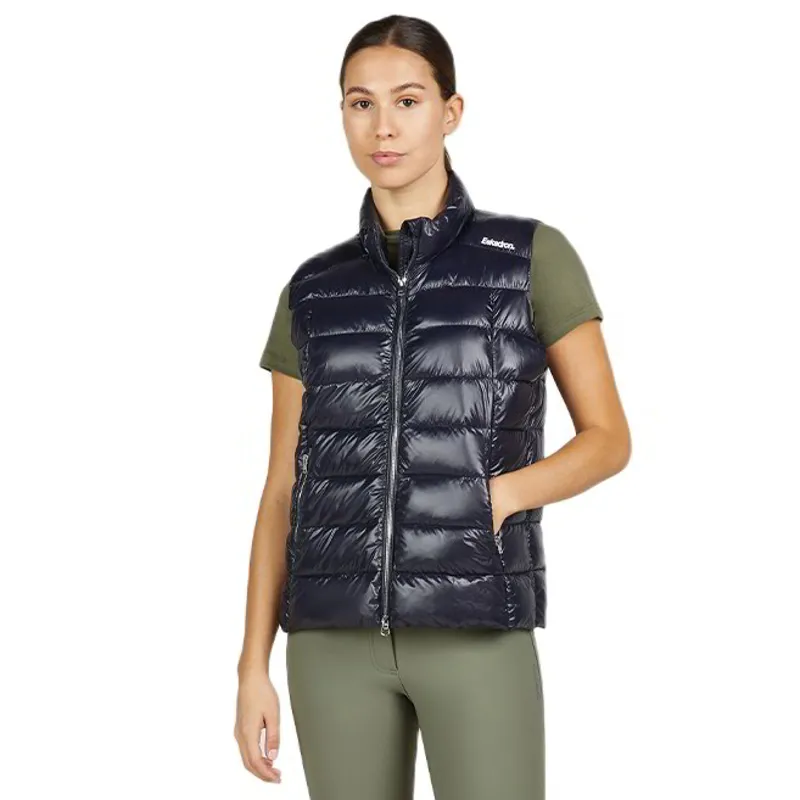 Eskadron Classic Sports Womens Quilted Vest - Navy-1