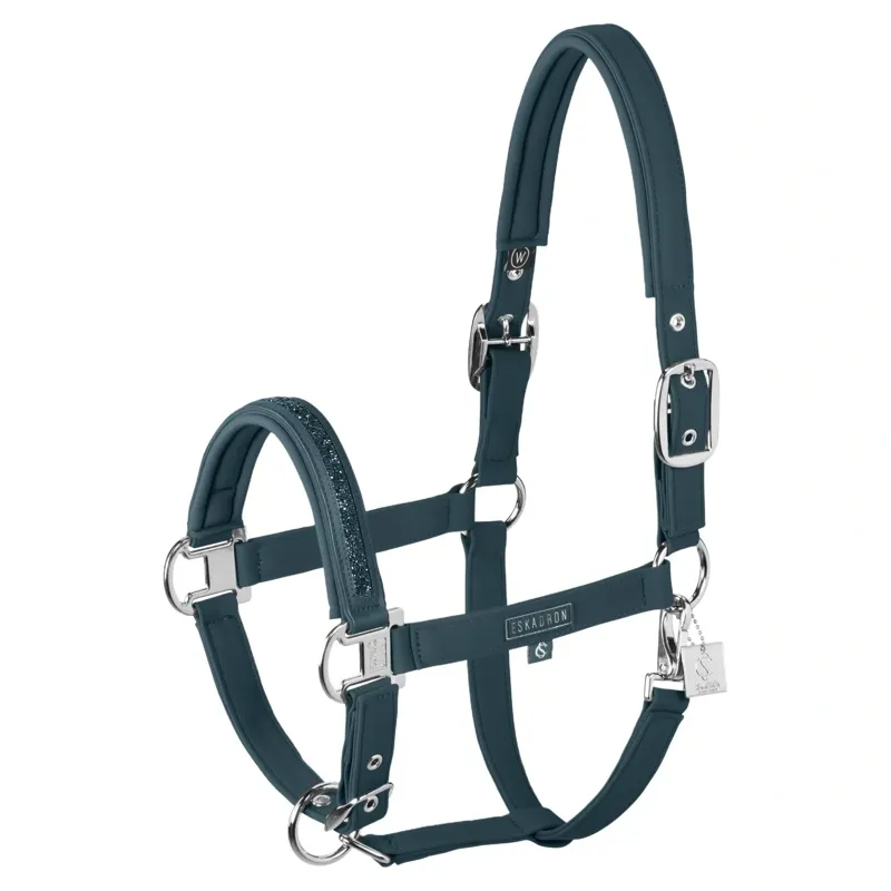 Eskadron Classic Sports Double Pin Softshell Jewel Halter - Ocean