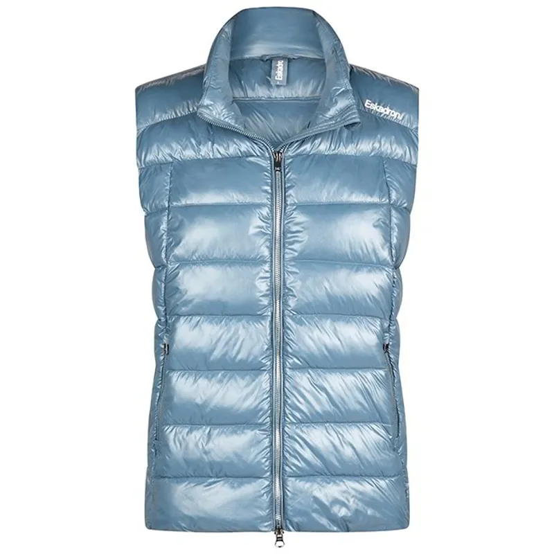 Eskadron Classic Sports Ladies Quilted Vest - Steel Blue-1