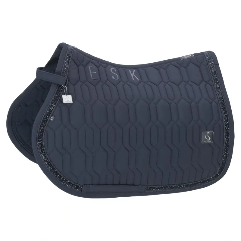 Eskadron Classic Sports Softshell Jewel GP Saddle Pad - Navy