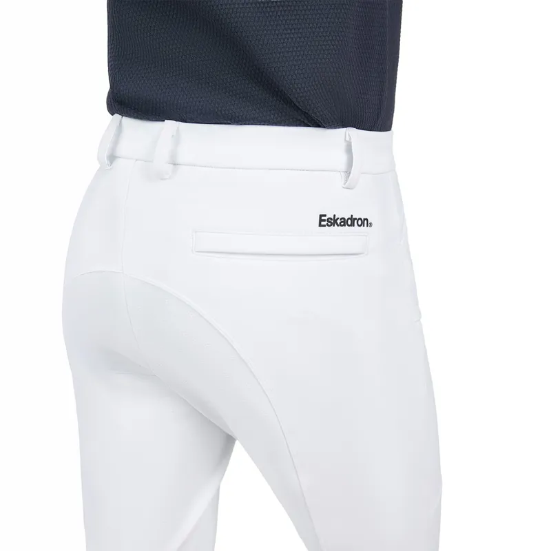 Eskadron Core Full Grip Men's Competition Breeches - White-4
