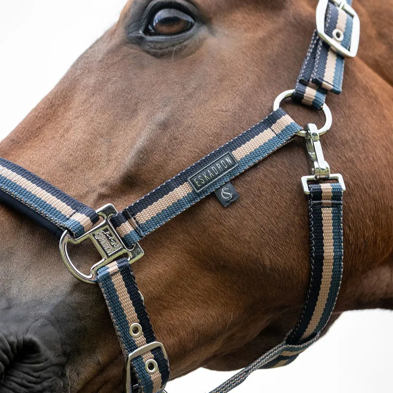 Eskadron Classic Sports Double Pin Halter - Ocean/Sierra/Navy-2