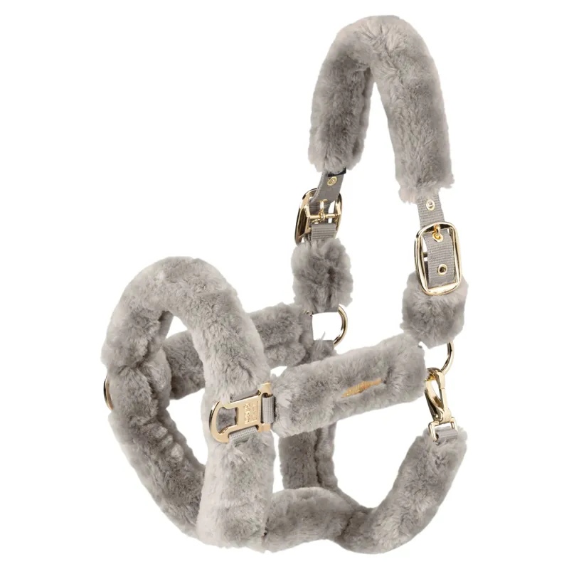 Eskadron Heritage Faux Fur Double Pin Halter - Ash Pre-Order